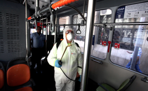 MTT refuerza sanitización en buses del sistema de transporte público