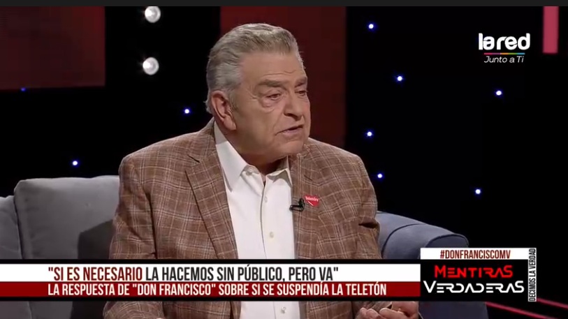 Don Francisco sobre la Teletón: “Si es necesario, sin público la vamos a hacer”