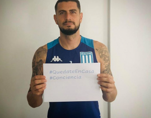 Futbolista chileno manda claro mensaje para evitar la propagación del coronavirus