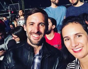 Blanca Lewin y Daniel Matamala se casaron y llegaron de original forma a dar el sí