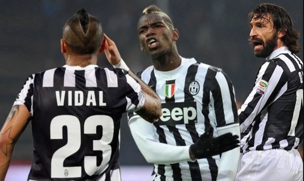 “Andrea Pirlo, Arturo Vidal, Paul Pogba y Claudio Marchisio fueron los mejores del mundo y de la historia”
