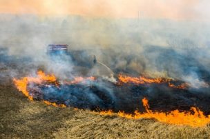 Ucrania desmiente aumento de radioactividad por incendio cerca de Chernóbil