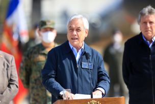 Presidente Piñera por actuar del Gobierno en crisis sanitaria: