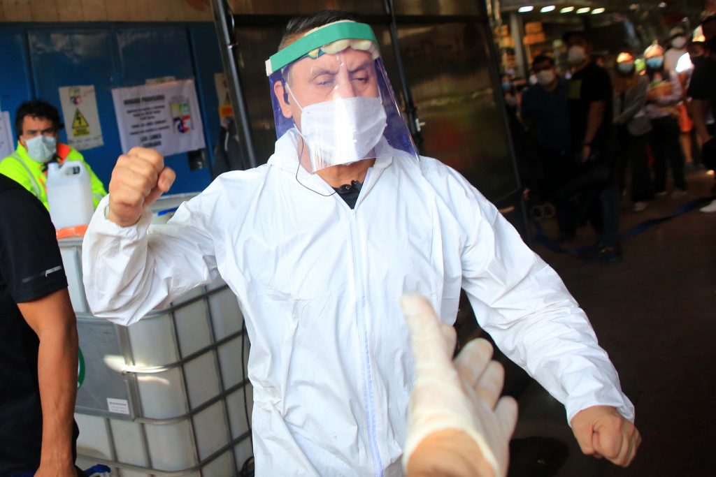 Reportero gráfico fue agredido en Matadero Franklin por alertar no funcionamiento de túnel sanitizador
