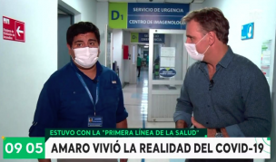 Amaro Gómez-Pablos compartió con la primera línea de la salud en medio de la crisis por el coronavirus