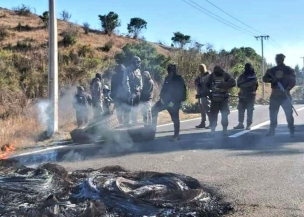 Denuncian ataque y presencia de grupo armado en ruta entre Cañete y Tirúa