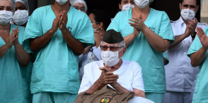 Militar de 99 años se cura del coronavirus en Brasil