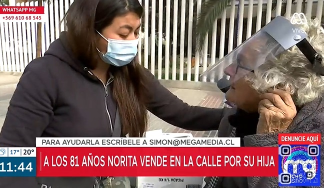 Panel de “Mucho Gusto” se emocionó con historia de mujer de 81 años que vende dulces en semáforos