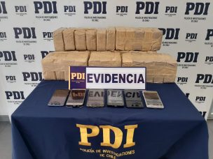 Arica: PDI incautó más de 492 mil dosis de cocaína base