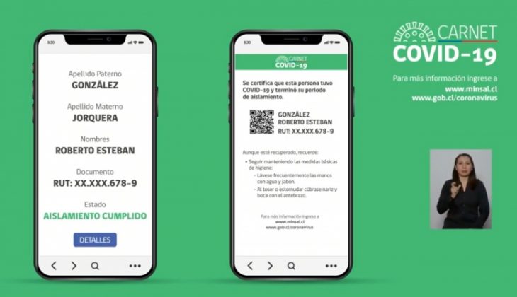 Minsal posterga hasta la próxima semana el “carnet Covid-19” para pacientes recuperados