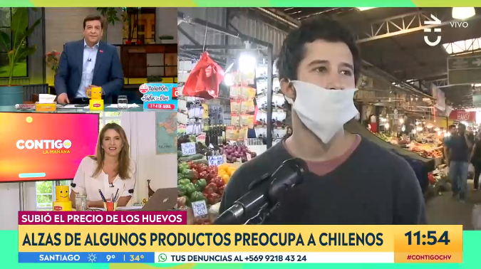 “¿Como Vesta Lugg?”: JP Queraltó “bromeó” con el nombre de una app de un emprendedor de la Vega Central
