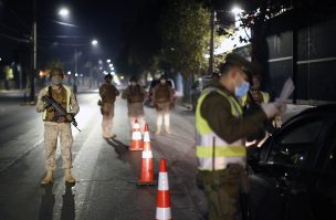 Carabineros reportó 734 conducidos en pasada jornada de toque de queda