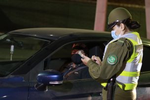 Carabineros detuvo a 604 personas en la última jornada por incumplir medidas sanitarias o toque de queda