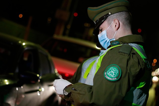 753 personas retenidas por no respetar toque de queda