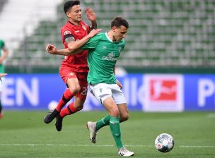 Charles Aránguiz fue titular en la victoria del Bayer Leverkusen sobre el Werder Bremen