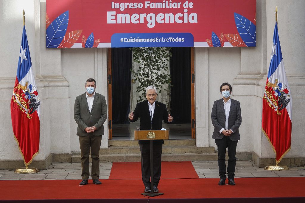 Presidente Piñera anuncia inicio del pago del Ingreso Familiar de Emergencia