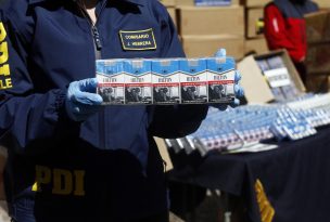 PDI detuvo a tres hombres por contrabando de 300 mil cajetillas de cigarrillos