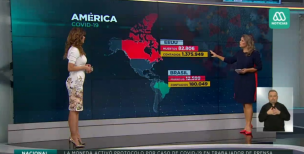 Error geográfico de Mega sacó risas en las redes sociales: confundieron países mientras hablaban del Covid-19