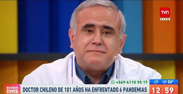 “¡Es un grande!”: Doctor Ugarte se emocionó con historia de médico que sobrevivió a seis pandemias