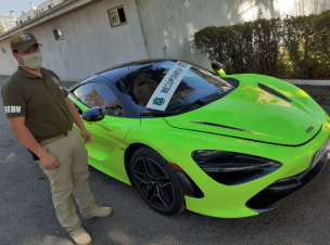 Carabineros del SEBV incautó auto Mclaren adquirido mediante estafa