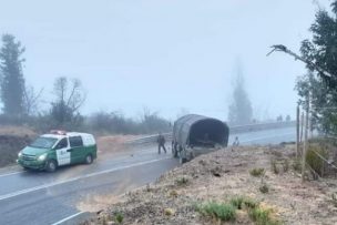 Militar fallece tras salir eyectado de camión del Ejército que se dirigía a un control sanitario