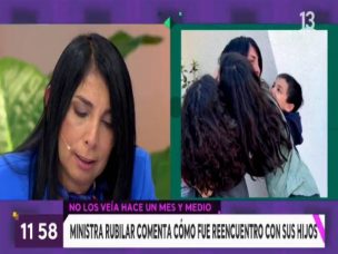 Karla Rubilar se quebró al ver fotografía de sus hijos: pasó casi un mes y medio sin verlos