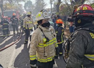 Incendio en cité de Estación Central: 14 casas afectadas y 84 damnificados, algunos con COVID-19