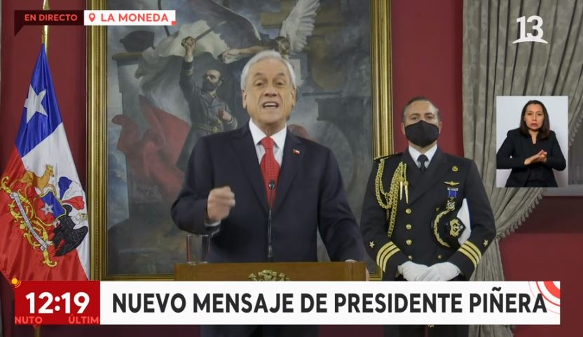 Presidente Piñera en conmemoración de Glorias Navales: “Hoy nuevamente enfrentamos una contienda desigual”