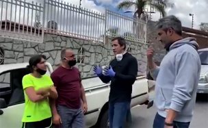 Juan Guaidó reaparece en la calle: 