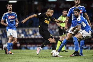 Alexis Sánchez ingresó en eliminación del Inter en semifinales de Copa Italia