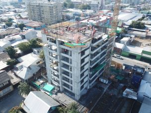 Edificio en Concepción será pintado con partículas de cobre para combatir el coronavirus