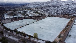 FOTOS | Nieve en el sector alto de Santiago