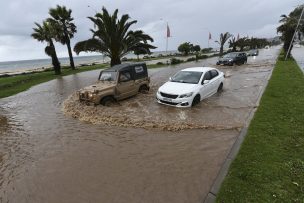 [FOTOS] Valparaíso y Viña del Mar sufren consecuencias de intensas precipitaciones