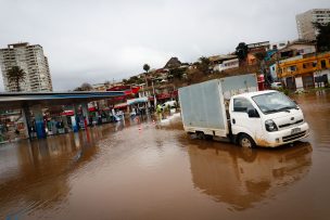 ONEMI declaró Alerta Roja para la Provincia de Valparaíso por sistema frontal