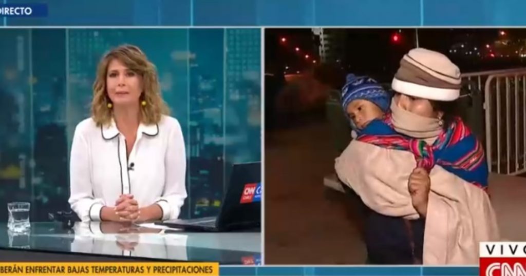 Macarena Pizarro se conmovió ante relato de boliviana que acampa con su hijo de dos años: “Es estremecedor”