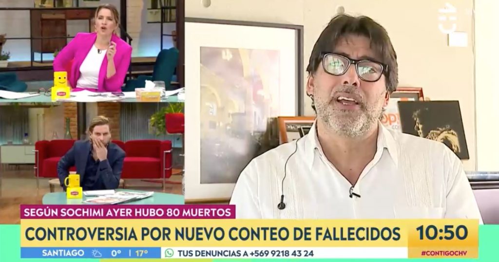 El tenso round que protagonizaron Monserrat Álvarez y Daniel Jadue en vivo: “La noto un poco tensa…”