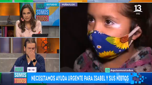 Clarisa Muñoz se “quebró” con dramática historia de abuela que vive al lado de vertedero junto a sus seis nietos