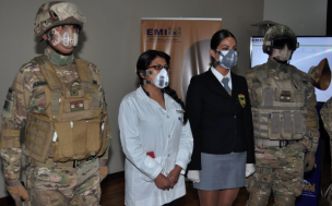 Ejército boliviano produce mascarillas con filtros de eucalipto