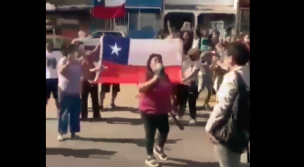 Iquique: se generan enfrentamientos entre manifestantes y Carabineros