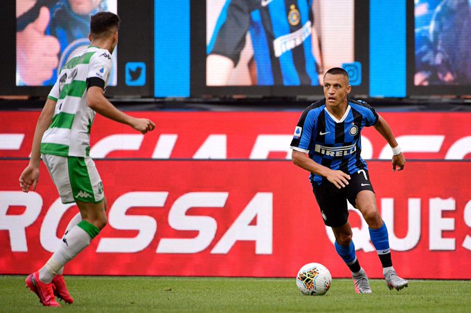 Alexis Sánchez fue titular en empate de Inter ante Hellas Verona