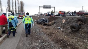 Accidente múltiple de camiones deja tres personas fallecidas y varios lesionados en la Ruta 5