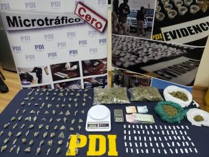 Viña del Mar: PDI desarticula foco de venta de drogas en Gómez Carreño