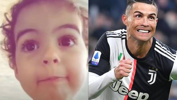 “Papá enfadar”: Hija de Cristiano Ronaldo enseñó en tierno video el alimento que su padre no le permite comer