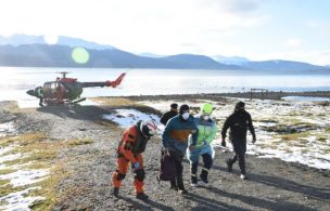 Puerto Williams: Tripulante fue aeroevacuado por la Armada tras presentar complejo cuadro convulsivo