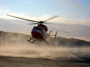 Formalizan a 5 personas por usar helicópteros para burlar cordones sanitarios