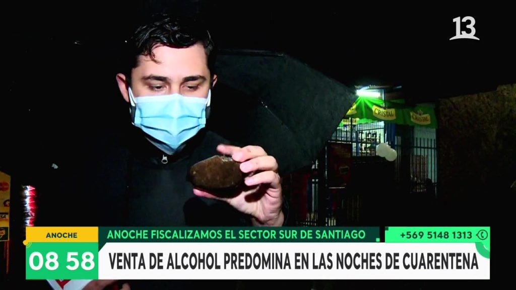 Equipo de “Bienvenidos” fue agredido con piedras durante fiscalización de Carabineros