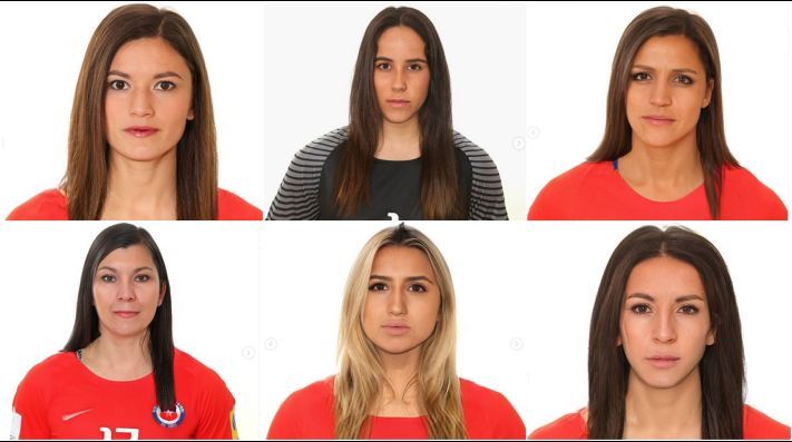 Así lucen los jugadores de la Roja en su versión femenina ...