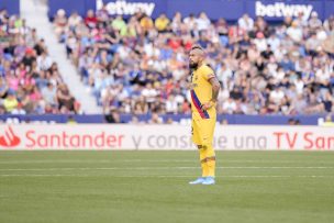 Arturo Vidal anotó el gol del triunfo del FC Barcelona sobre Real Valladolid