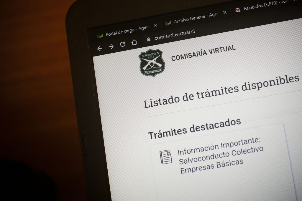 Carabineros prorroga plazo para registrarse en Comisaría Virtual