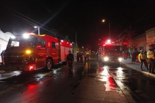 Cerrillos: incendio en vivienda dejó un fallecido y una persona desaparecida